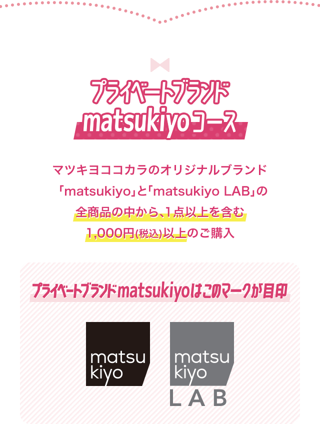 プライベートブランドmatsukiyo