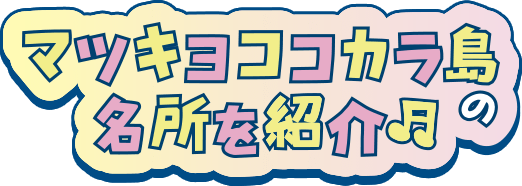 マツキヨココカラ島の各所を紹介