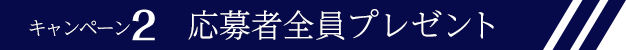 キャンペーン2 応募者全員プレゼント