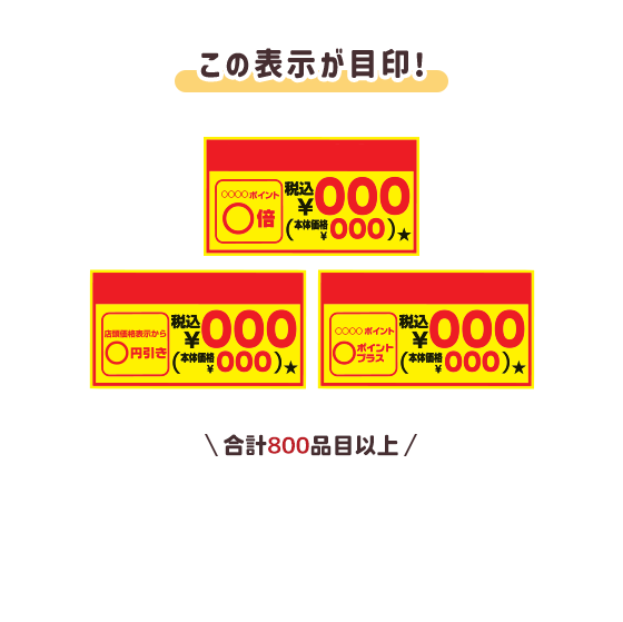 この表示が目印