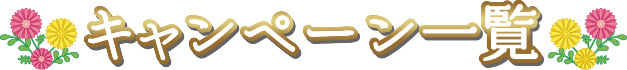 キャンペーン一覧